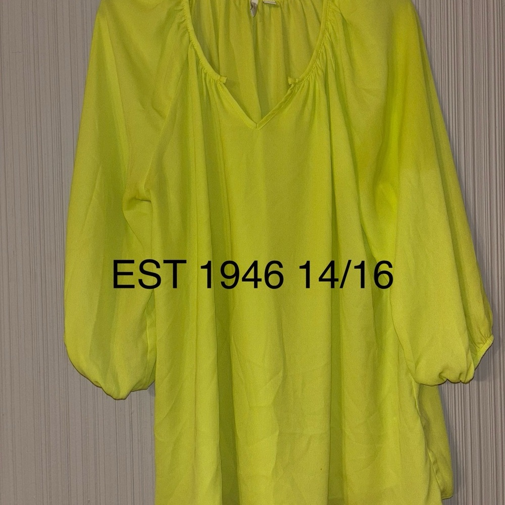 Women's Yellow Blouse